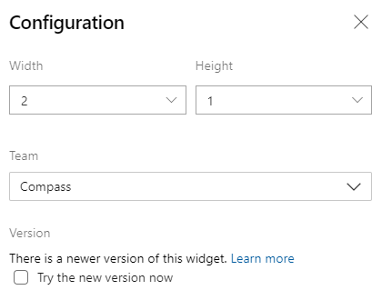 Sprint Burndown Legacy Widget - Configuration - Legacy Version