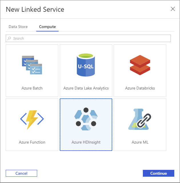 Create HDInsight linked service for Azure Data Factory