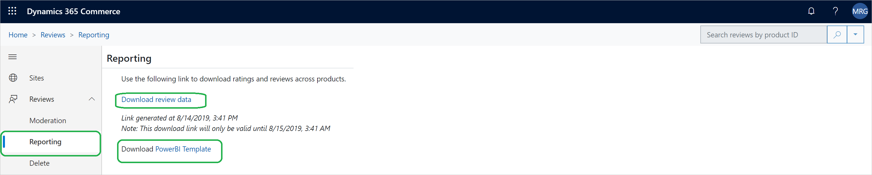 Download Power BI-skabelonen.