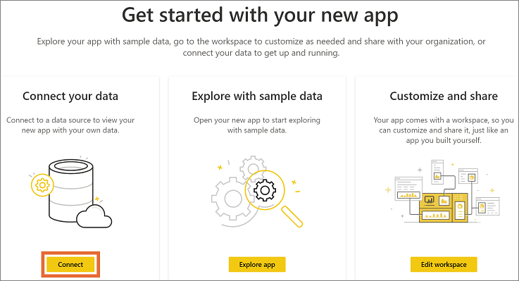 Installation af kundeserviceapp - oprette forbindelse til data.