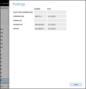 Dialog - Read Only form.