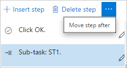 Example of Move step after.