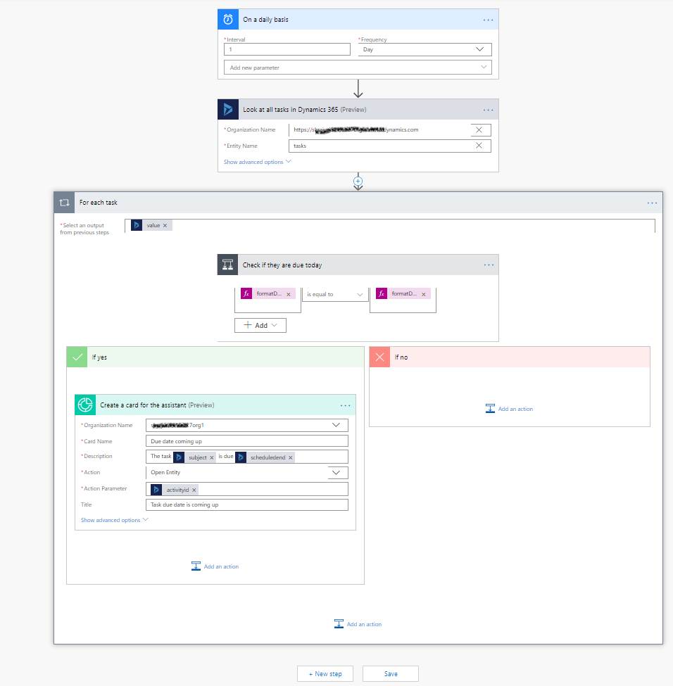 Rediger processkabelon