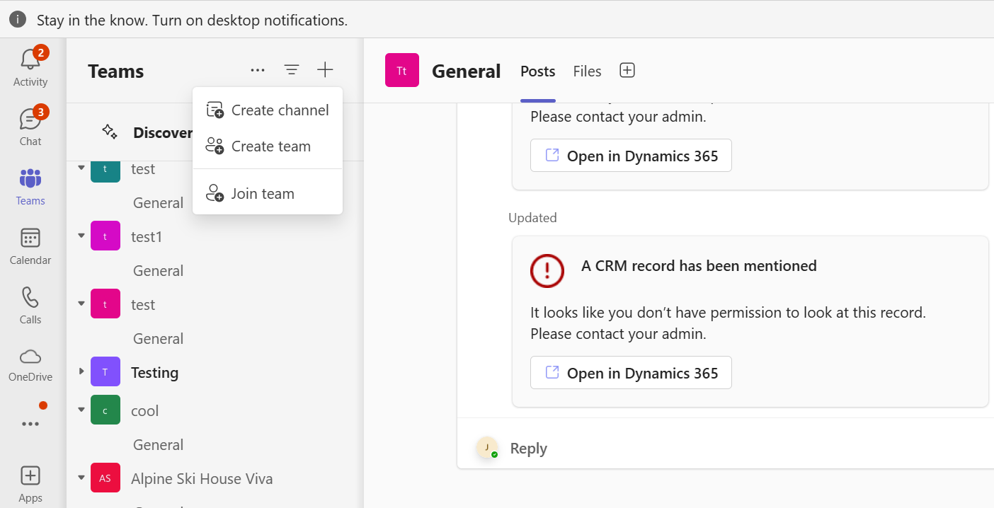 Aktivere personlige funktioner og teamfunktioner Aktivere personlige funktioner og teamfunktioner.