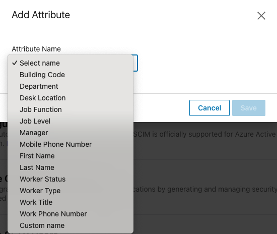 Add attribute name