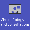 Virtuelle fittings og konsultationer.