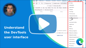 Thumbnail image for video "Understand the DevTools user interface"