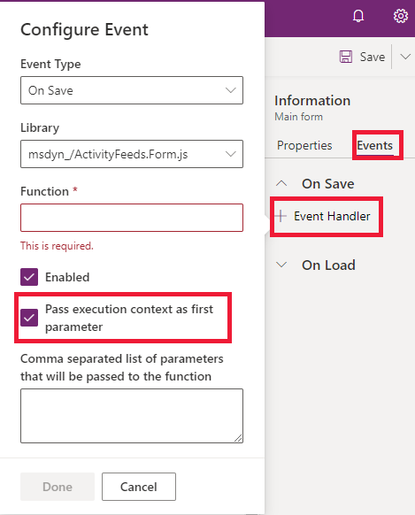 Pass execution context as parameter.