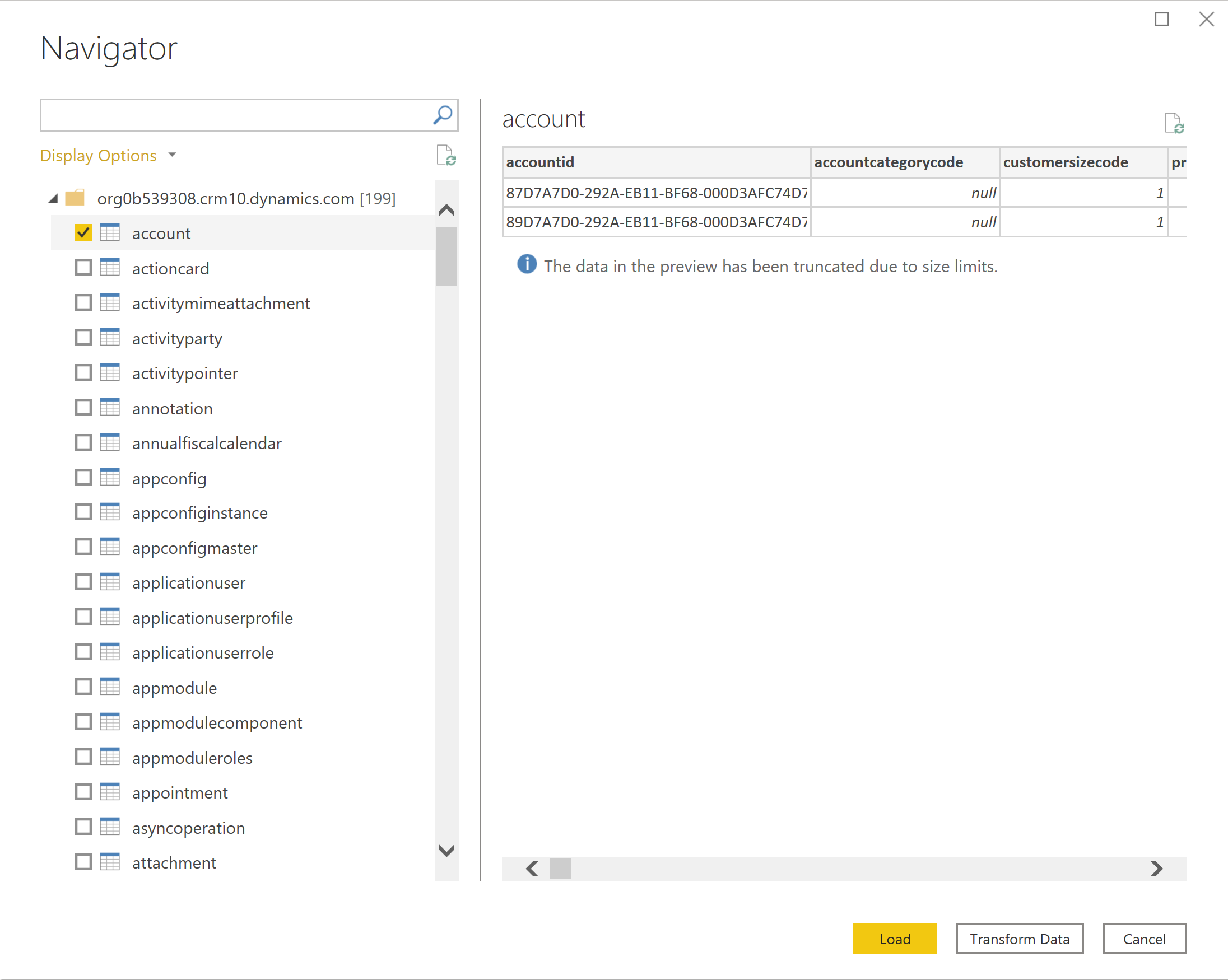 eksempel på tabelrækker.