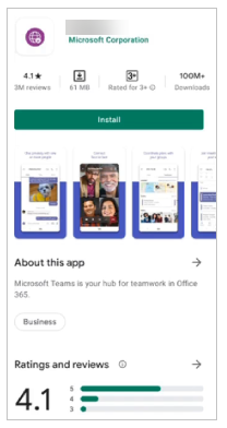 Mobile-enhedsappbutik.