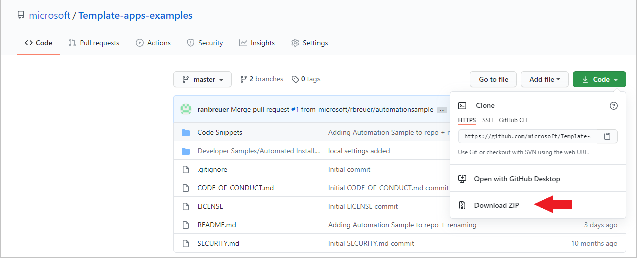 Skærmbillede af automatiseret installation af Azure Functions-eksempel.