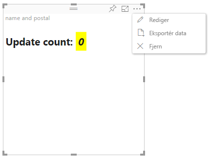 Skærmbillede, der viser, hvordan du åbner Redigeringstilstand.
