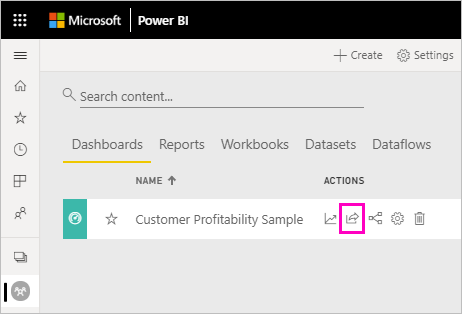 Delingsikon for en rapport.