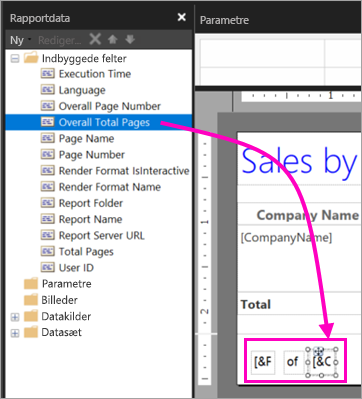 Screenshot showing Drag page numbers.