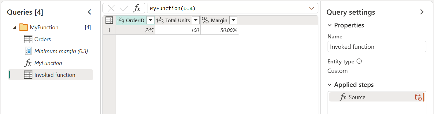 Aktiveret funktion med værdien 0.4.