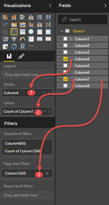 Create visualizations Create visualizations