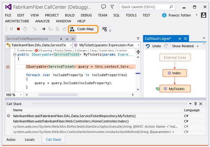FFR_ITSummaryPagePerformanceDebuggerMap Map the call stack while debugging