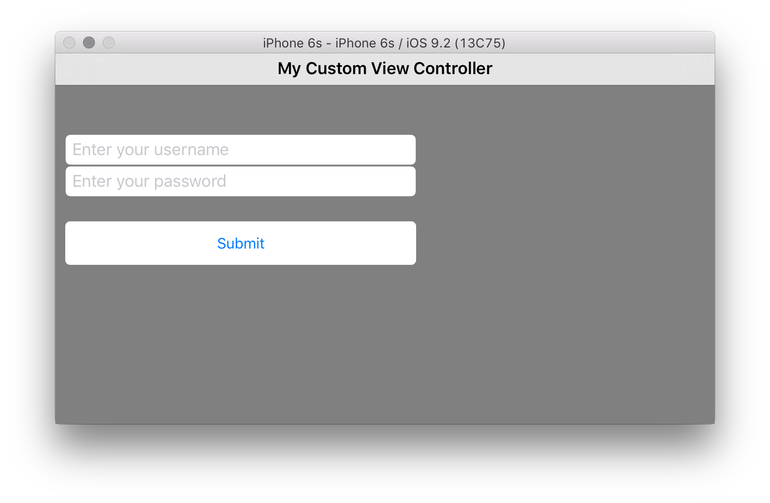 If the user rotates the device to landscape, the controls do not resize appropriately
