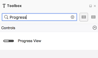 A progress
view A progress view