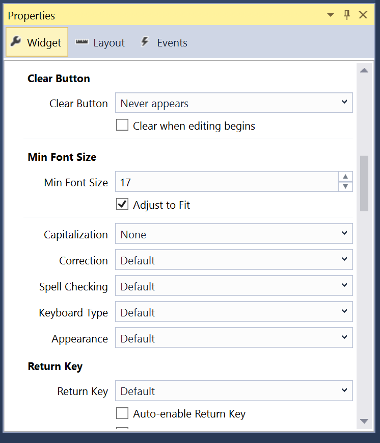 Spell Checking, Capitalization and the default Keyboard Type