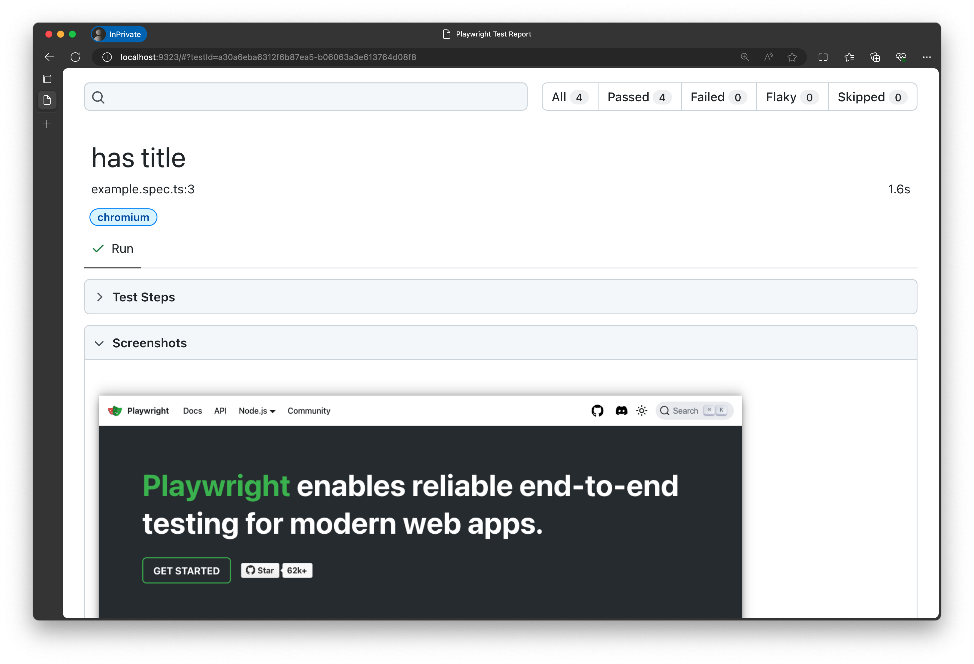 Et skærmbillede af en detaljeret visning fra page.goto.