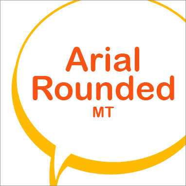 Arial-Rounded-MT-Bold font info poster 2