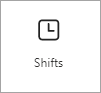 Adding a Shifts app card