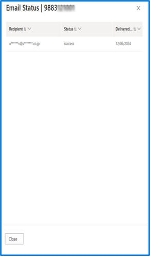 Ny rude med mailstatus.