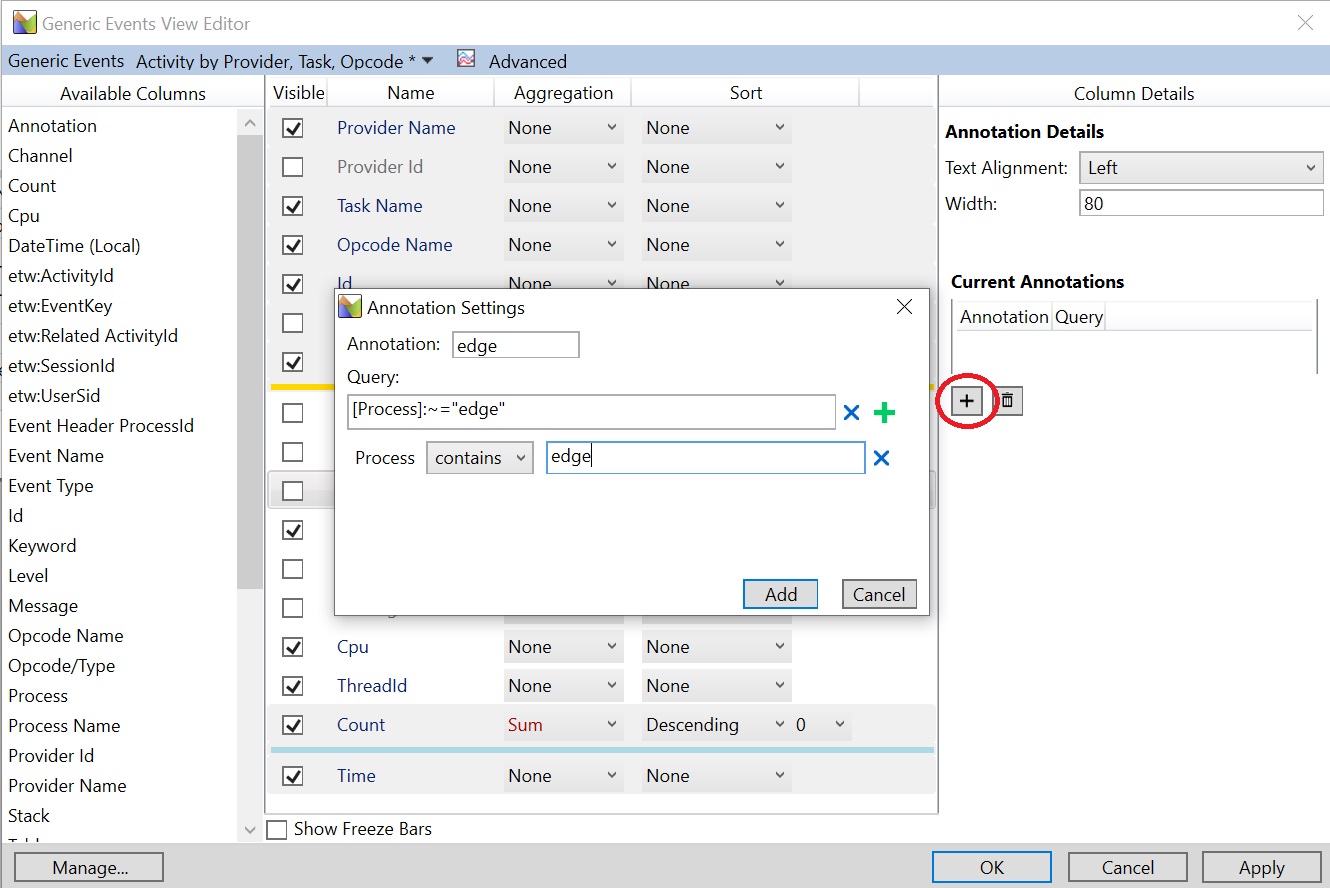 Add new annotation Add new annotation