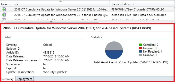 Configuration Manager Beispielbereich für Details.