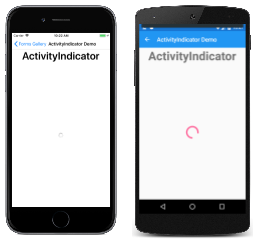 ActivityIndicator Example ActivityIndicator