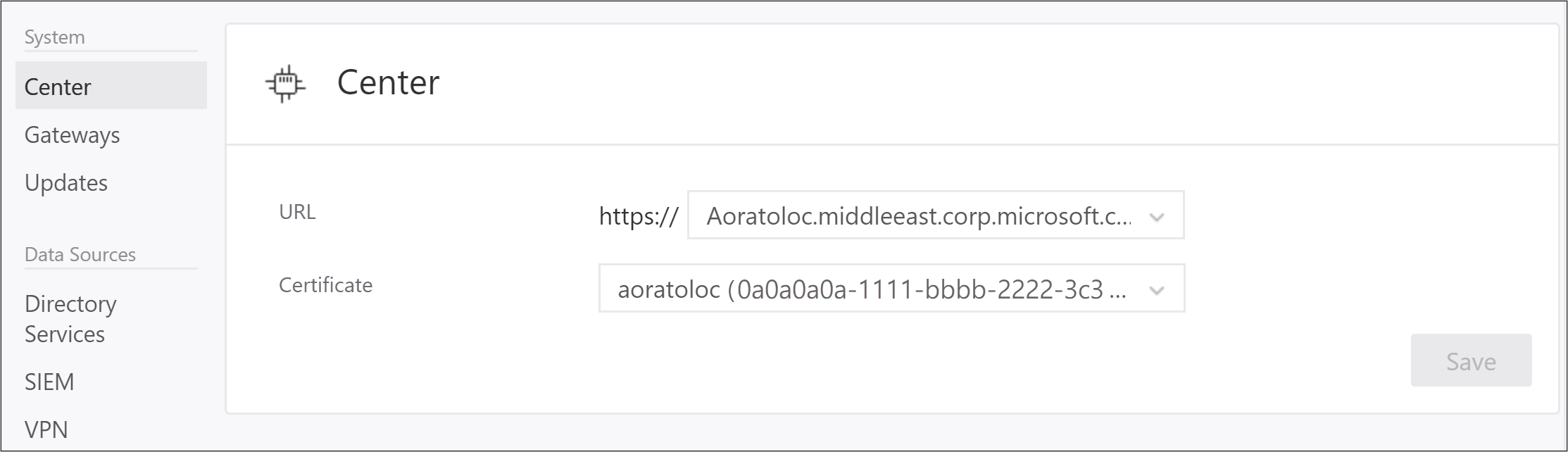 Change ATA configuration.