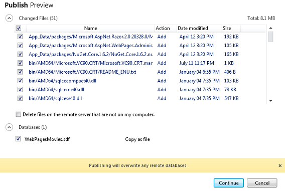Screenshot des Fensters
