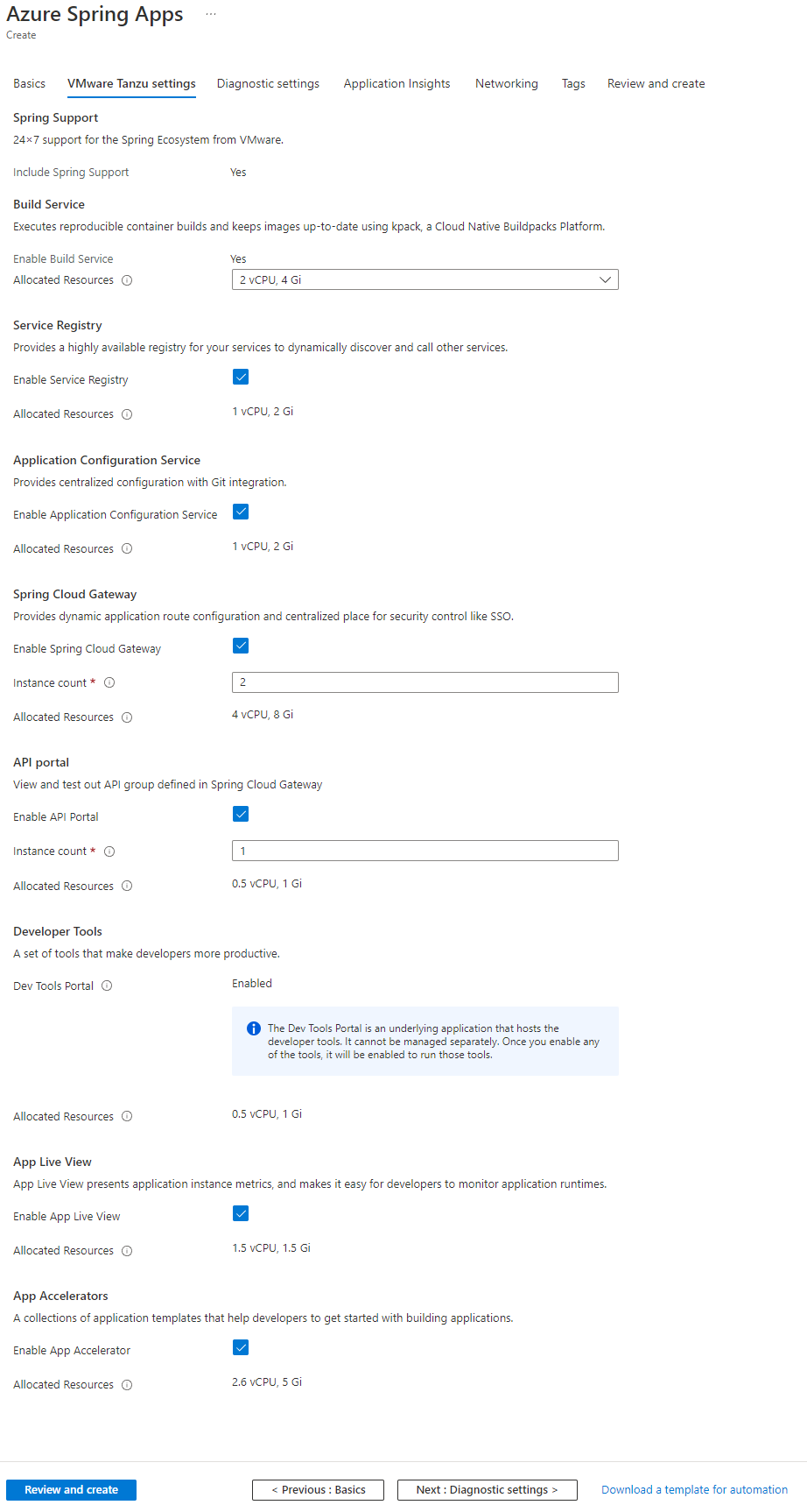 Screenshot der Registerkarte