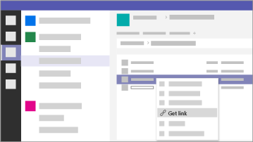 Darstellung eines Microsoft Teams-Fensters mit der Registerkarte 