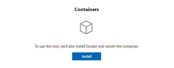 Installieren von Docker