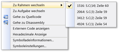 PDB_Walkthrough_3 Stacks menu with 2 options on C while J is current