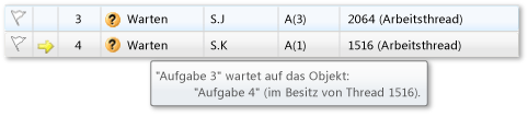 PDB_Walkthrough_7 Two waiting tasks in Tasks window