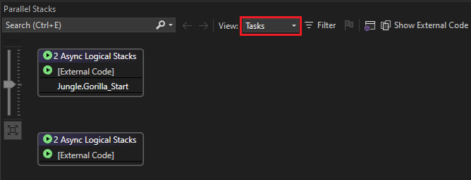 Screenshot der Ansicht 