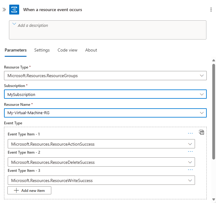 Screenshot: Workflow-Designer mit dem geöffneten Editor für Triggerdetails