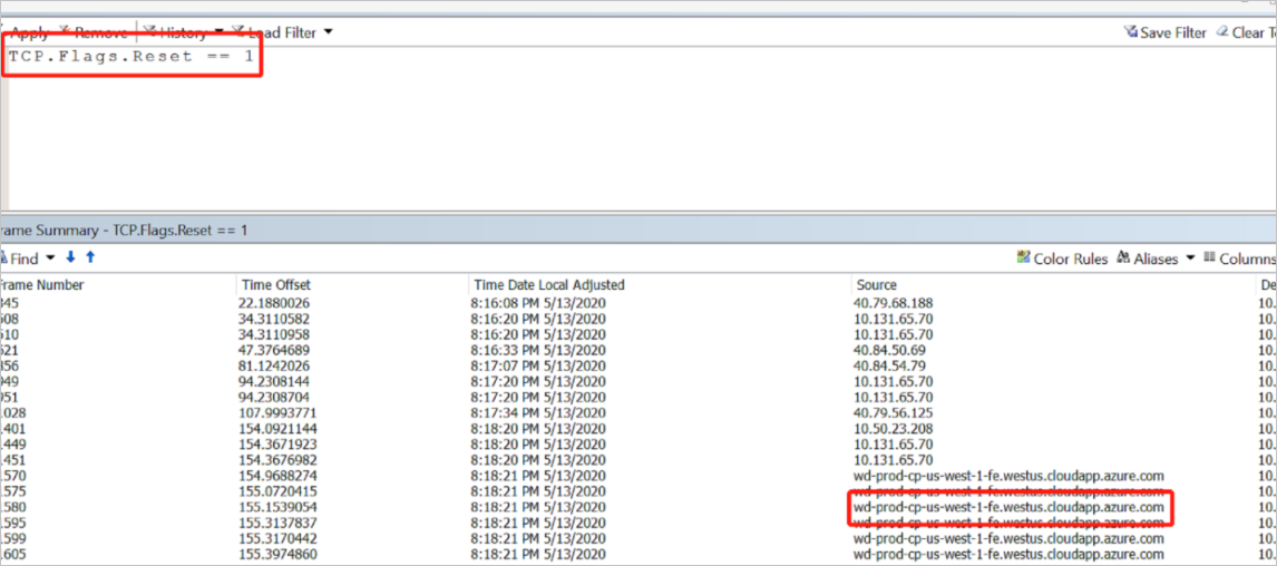 Screenshot des Azure Data Factory-Servers