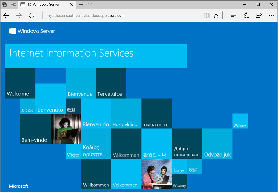 IIS-Standardwebseite