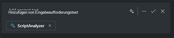 Screenshot: Speichern der Funktion.