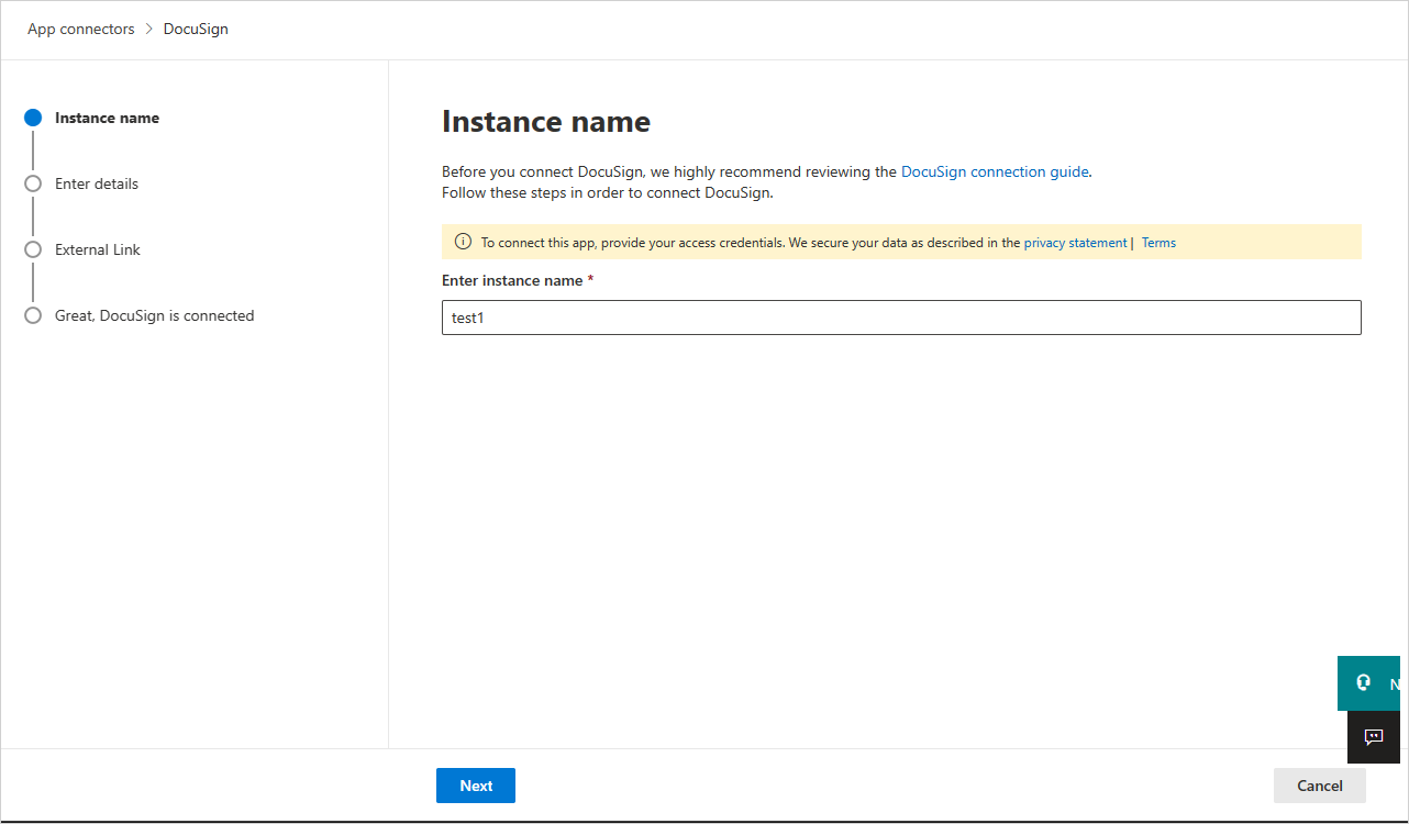 Verbinden Sie DocuSign.