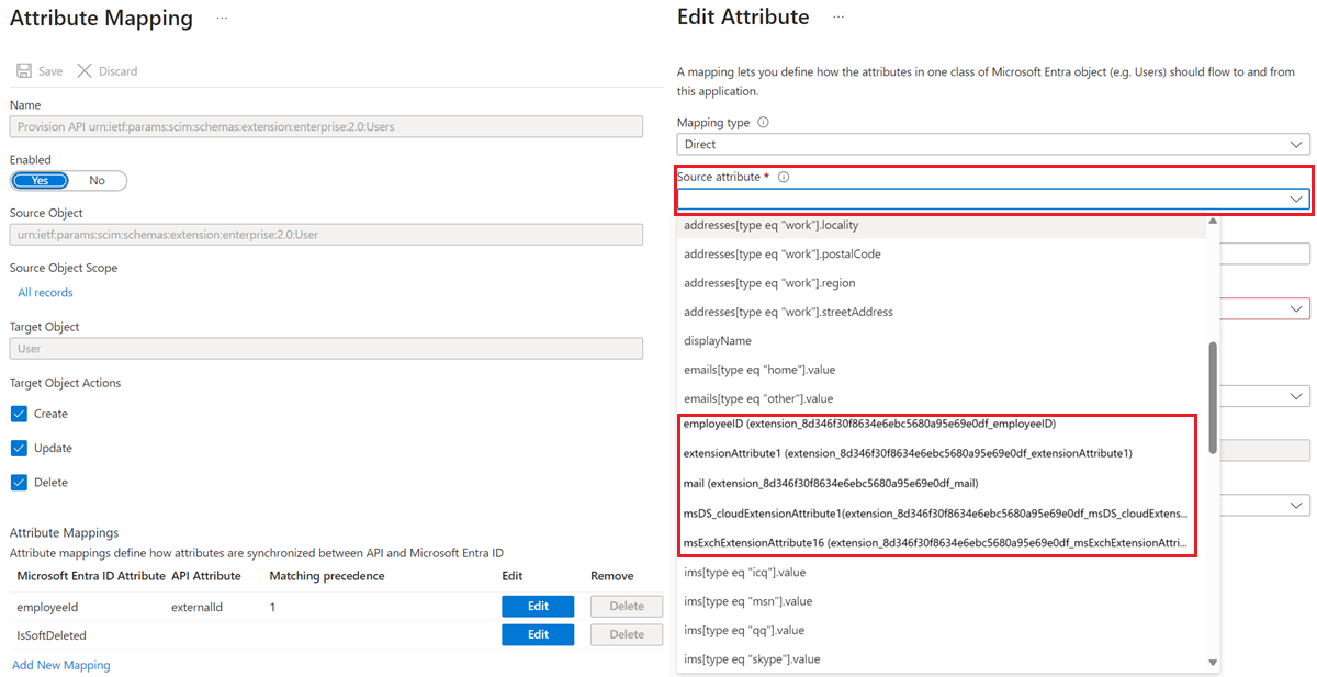 Seite „Verzeichniserweiterungsauswahl“ des Microsoft Entra Connect-Assistenten