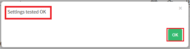 Ergebnisse Der Screenshot zeigt die Ergebnisse des Tests.