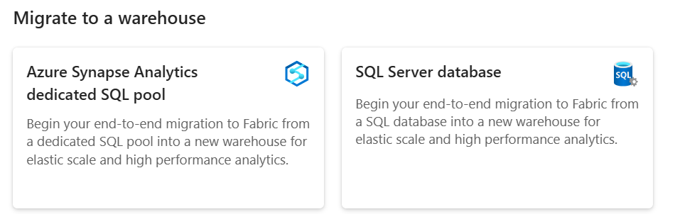 Screenshot vom Fabric-Portal der Quellsystem-Tiles.
