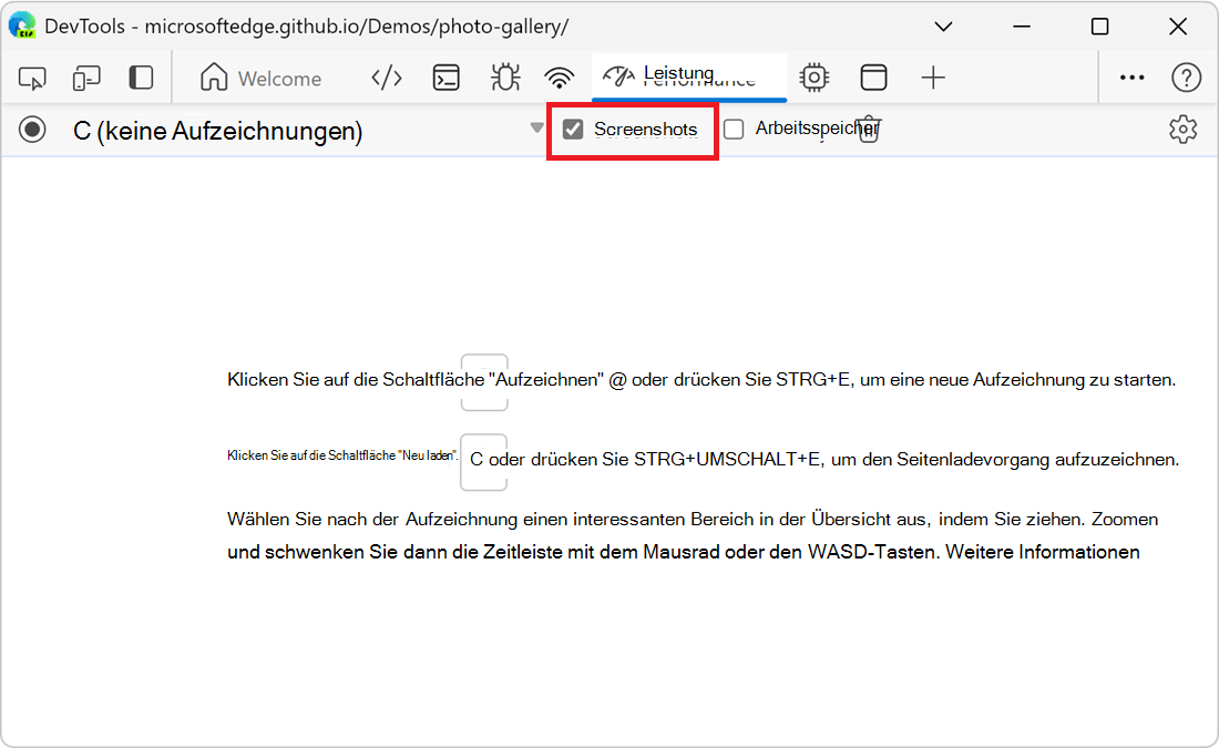Das Kontrollkästchen 
