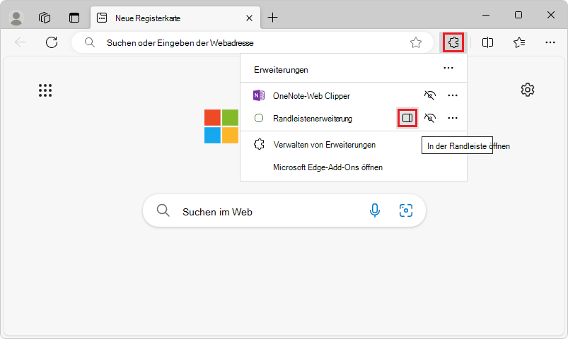 Randleistendialogfeld