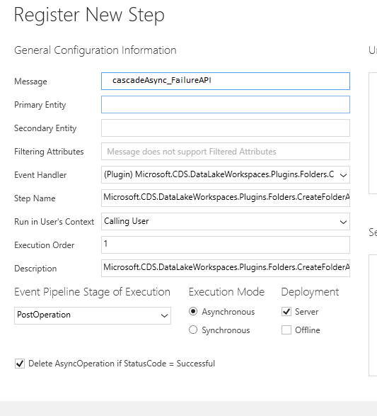 Ein Plug-In für die kaskadierende Meldung registrieren